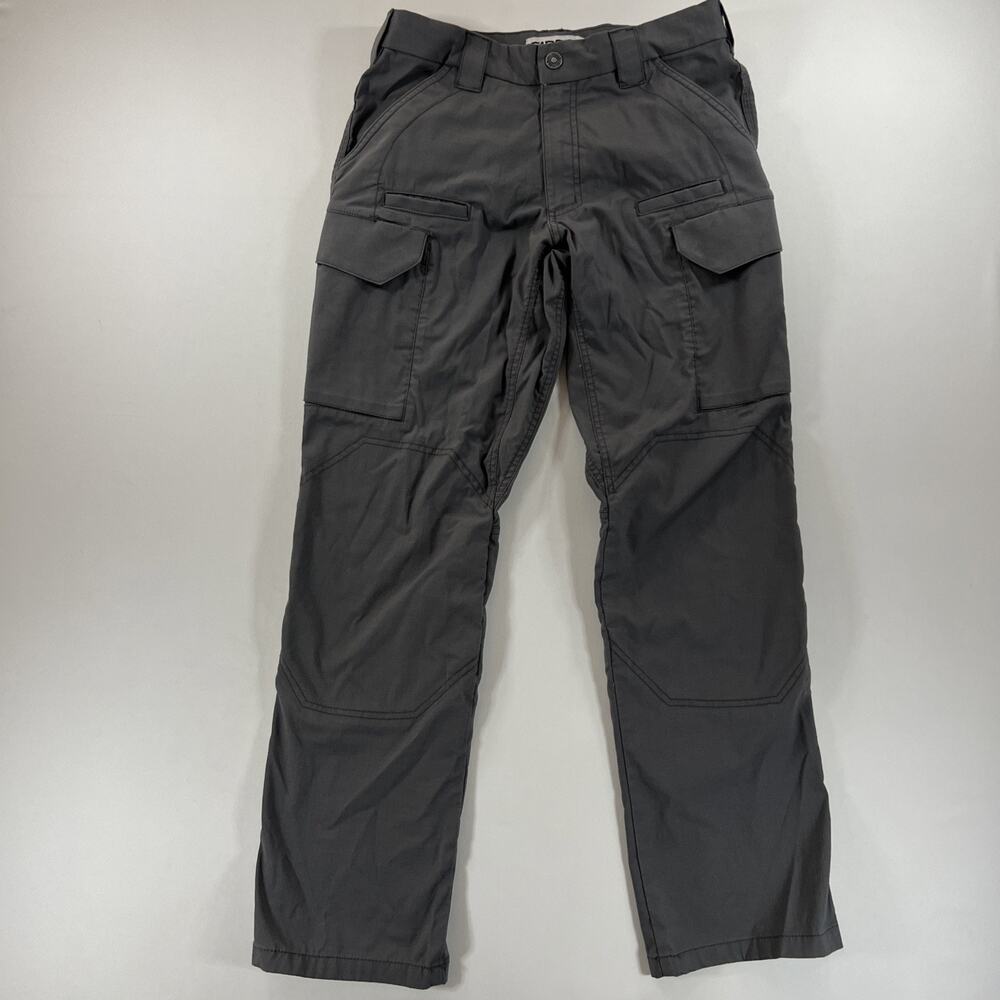 First Tactical Pants Men's 32x32 Gray Cargo Straight Ripstop V2 Double Knee